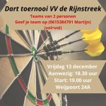 13 December Dart toernooi